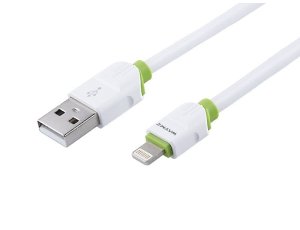 Wayme kabel do ładowania i synchronizacji, silikonowy okrągły, 100 cm, USB > Lightning