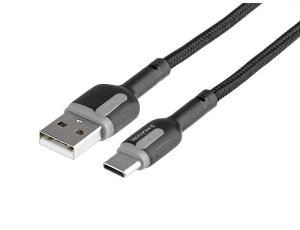Wayme kabel do ładowania i synchronizacji, w oplocie z mikrofibry, 100 cm, USB > USB-C