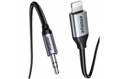 Innostyle Kabel Aux Do iPhone Przejściówka Adapter Lightning Mini Jack 1M