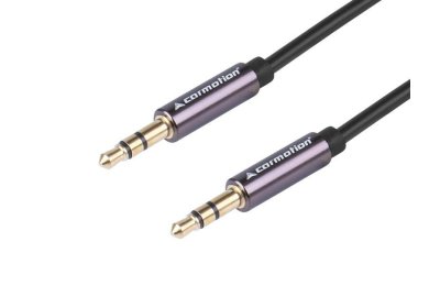 Kabel audio 300 cm, w oplocie z tworzywa TPE, jack > jack (AUX 3.5mm)