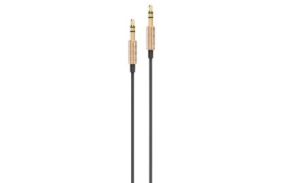 Kabel Jack 3.5 - Jack 3.5 AWEI AUX-001 Czarno-złoty