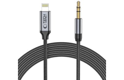 Kabel Jack 3.5 mm - Lightning TECH-PROTECT UltraBoost 1 m
