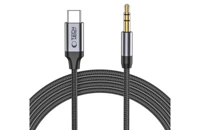 Kabel Jack 3.5 mm - USB-C TECH-PROTECT UltraBoost 1 m