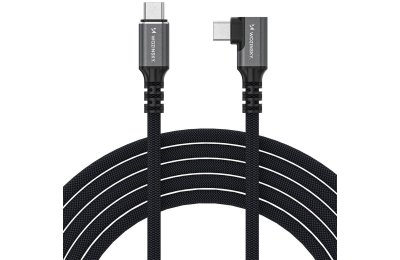 Kabel kątowy USB-C - USB-C WOZINSKY WPS2-UY41S 240W 2 m Czarny