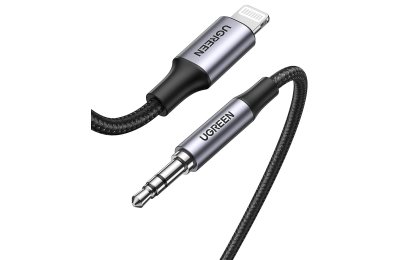 Kabel Lightning - Jack 3.5 mm UGREEN US315 1m Czarny