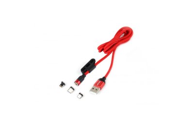 Kabel Magnetyczny AMiO Lightning USB-C Micro USB Magnetyczne 100CM Multi