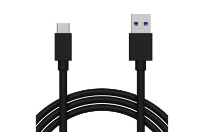 Kabel przewód 2m USB 3.0 – USB-C Quick Charge QC szybkie ładowanie czarny