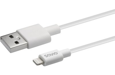 Kabel USB-A - Lightning SAVIO CL-193 2 m Biały