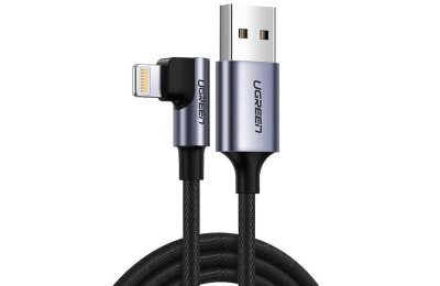 Kabel USB-A - Lightning UGREEN US299 12W 1 m Czarny