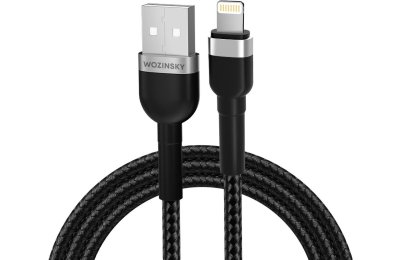 Kabel USB-A - Lightning WOZINSKY WNBAL1 1m Czarny