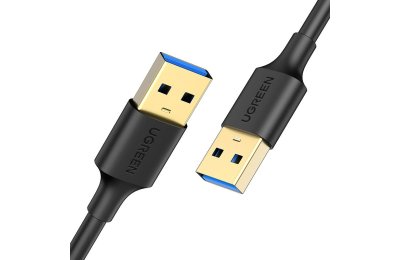 Kabel USB-A - USB-A UGREEN US128 10370 1m Czarny