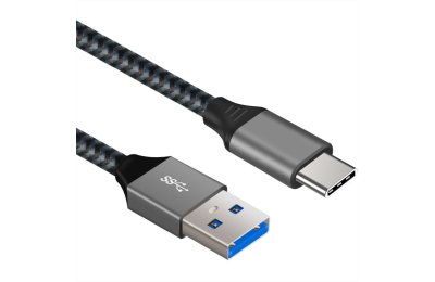 Kabel USB-A - USB-C ART QC3.0 15W 0.5 m Czarny