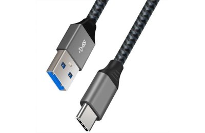 Kabel USB-A - USB-C ART QC3.0 15W 3A 2m Czarno-srebrny