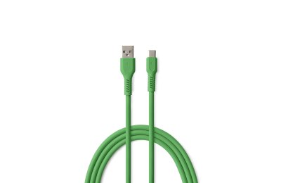 Kabel USB-A - USB-C COLORUM CK60-AC-04 1.8 m Zielony