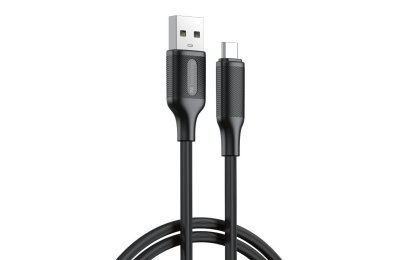 Kabel USB-A — USB-C ENCORE ENERGY MD-DTAC05B 0,5m Czarny