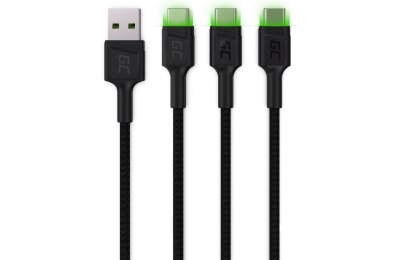Kabel USB-A - USB-C GREENCELL 1.2 m