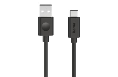 Kabel USB-A - USB-C HAMA 60W 1.2 m Czarny