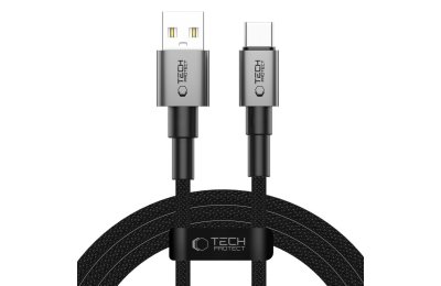 Kabel USB-A - USB-C TECH-PROTECT UltraBoost DNA 15W 2 m Szary