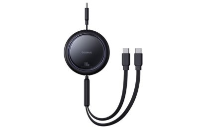 Kabel USB-C - 2 x USB-C BASEUS Bright Mirror 100W 1 m Czarny