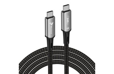 Kabel USB-C 4.0 REAGLE RUC50P3 - 50 CM PD 240W 8K 40 Gbps Thunderbolt 3 do laptopa Macbook Pro Air