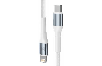 Kabel USB-C - Lightning 3MK Hyper Cable N-Series 27W 0.5 m Biały