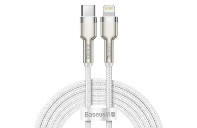 Kabel USB-C - Lightning BASEUS Cafule 2 m Biały