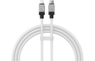 Kabel USB-C - Lightning BASEUS CoolPlay 20W 2 m Biały