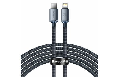 Kabel USB-C - Lightning BASEUS Crystal Shine 2 m Czarny
