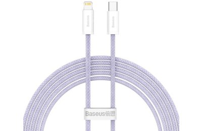 Kabel USB-C - Lightning BASEUS Dynamic 2 2m Fioletowy