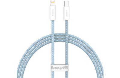 Kabel USB-C Lightning BASEUS Dynamic Series 1 m Niebieski