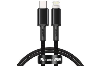 Kabel USB-C - Lightning BASEUS High Density Braided 1 m
