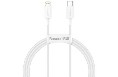 Kabel USB-C - Lightning BASEUS Superior Series CATLYS-A02 1 m Biały