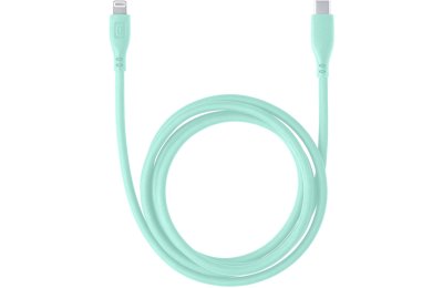 Kabel USB-C - Lightning CELLULARLINE Soft 1.2 m Zielony
