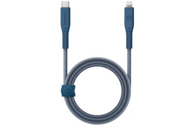 Kabel USB-C - Lightning ENERGEA Flow MFi 60W 1.5 m Niebieski
