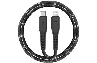 Kabel USB-C - Lightning ENERGEA Nyloflex MFI 1.5 m Czarny