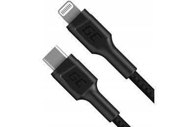 Kabel USB-C - Lightning GREENCELL GC Power Stream 1 m