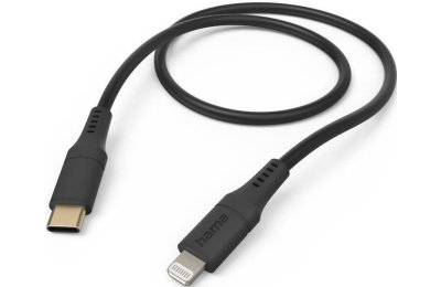 Kabel USB-C - Lightning HAMA Flexible 1.5m Czarny