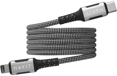Kabel USB-C - Lightning HAVIT CB6298 30W 1m Czarny