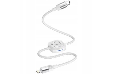 Kabel USB-C - Lightning PROOVE 27W 1 m Biały