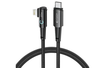 Kabel USB-C - Lightning TECH-PROTECT UltraBoost L 20W 1 m Szary
