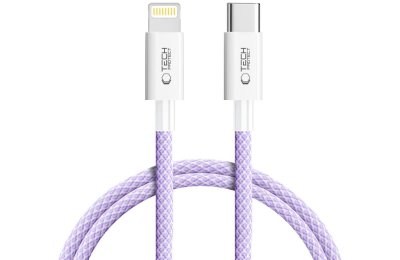 Kabel USB-C - Lightning TECH-PROTECT UltraBoost Lite 27W 1 m Fioletowy