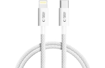Kabel USB-C - Lightning TECH-PROTECT UltraBoost Lite 27W 2 m Szary