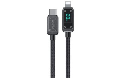 Kabel USB-C - Lightning WEKOME WDC-08 Vanguard Series 20W 1 m Czarny