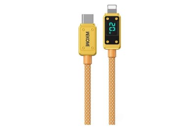 Kabel USB-C - Lightning WEKOME WDC-08 Vanguard Series 20W 1 m Złoty