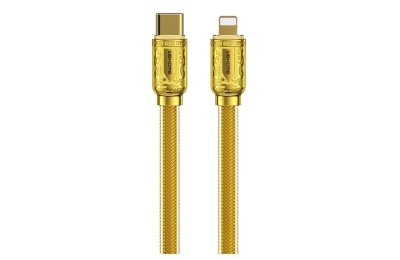 Kabel USB-C - Lightning WEKOME WDC-163 Sakin Series PD 20W 1 m Złoty
