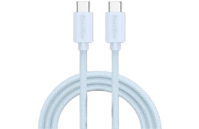 Kabel USB-C - USB-C 2.0 SMARTLINE 60W 2m Niebieski