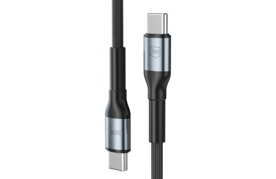 Kabel USB-C - USB-C 3MK Hyper Cable N-Series 240W 2 m Czarny