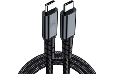 Kabel USB-C - USB-C 3MK Hyper Cable N-Series Thunderbolt 4 8K 60Hz 240W 1 m Czarny