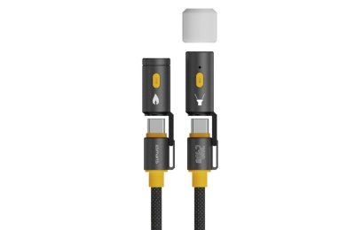 Kabel USB-C - USB-C 4SMARTS Explorer 3w1 240 W Czarny