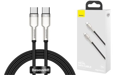 Kabel USB-C - USB-C BASEUS Cafule Metal 100W 1 m